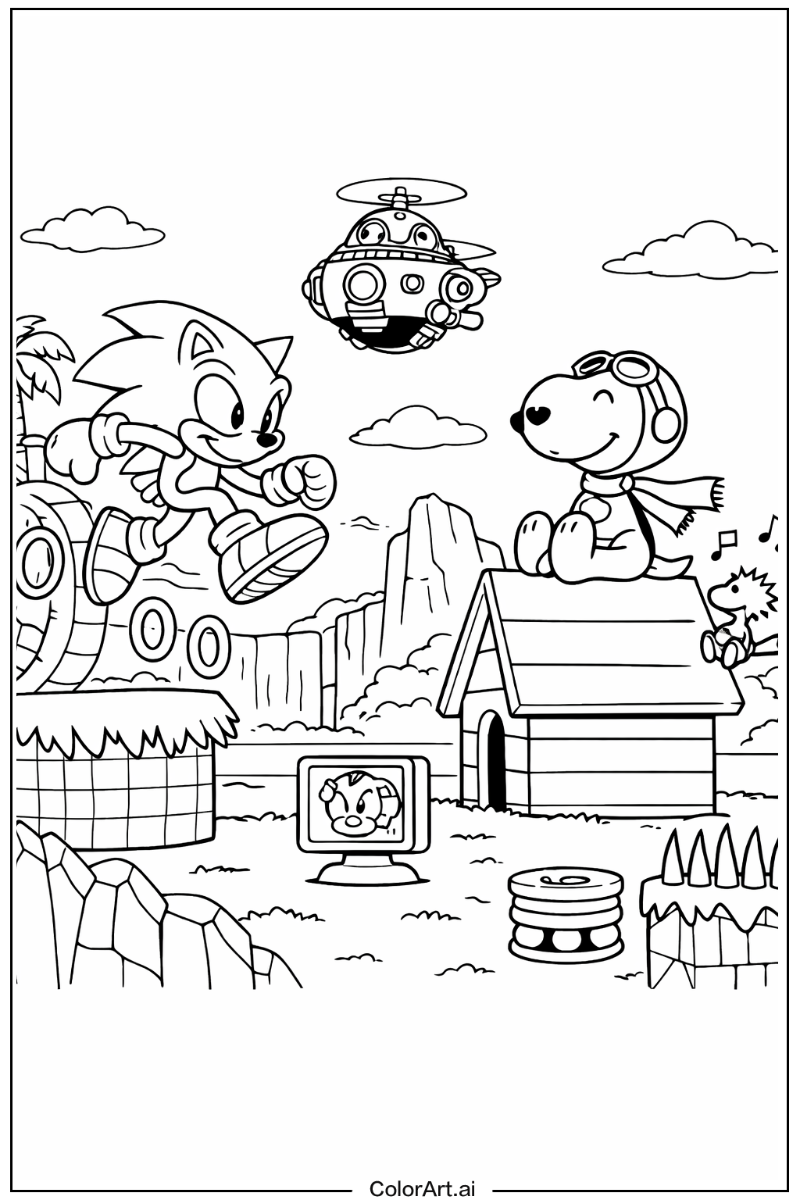 Sonic 3 Snoopy Scene 2