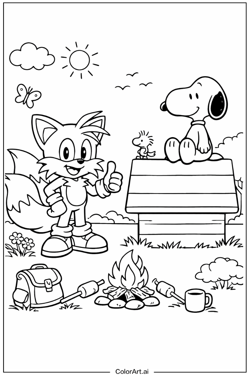 Snoopy with Tails Theme 2