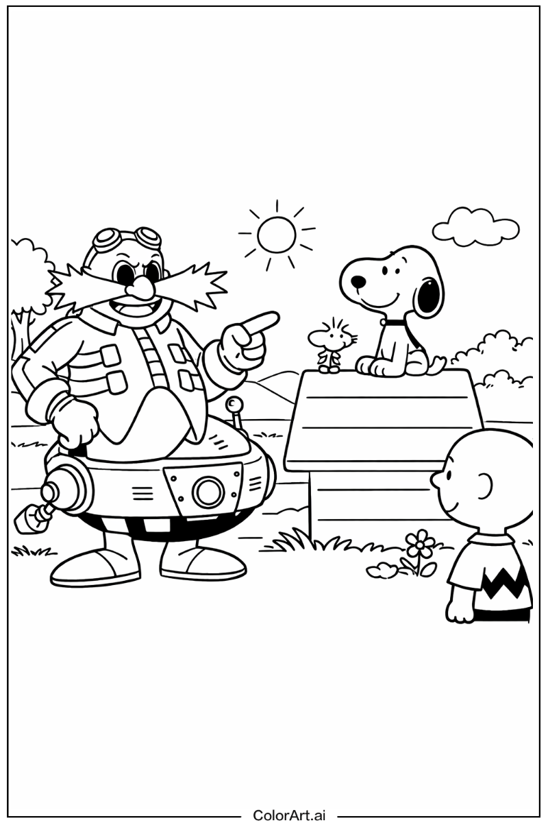 Dr robotnik Snoopy Design 2