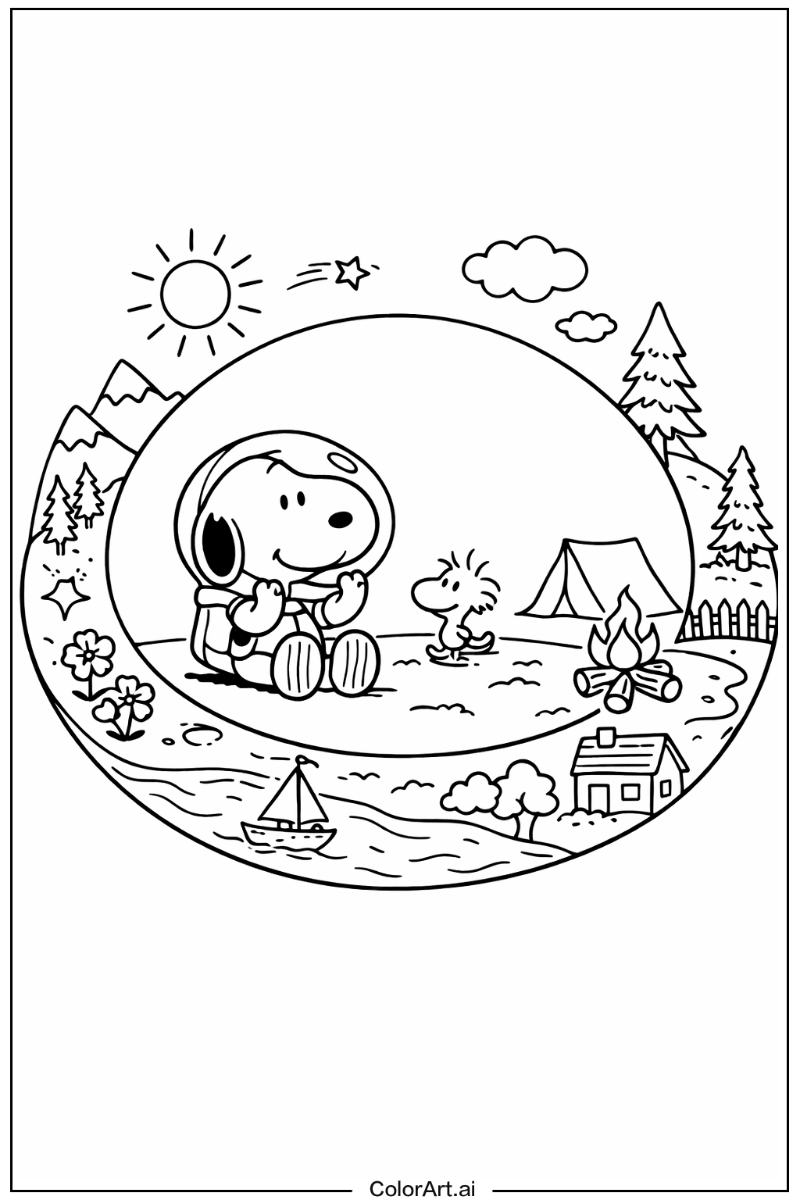 Ring Snoopy Design 2