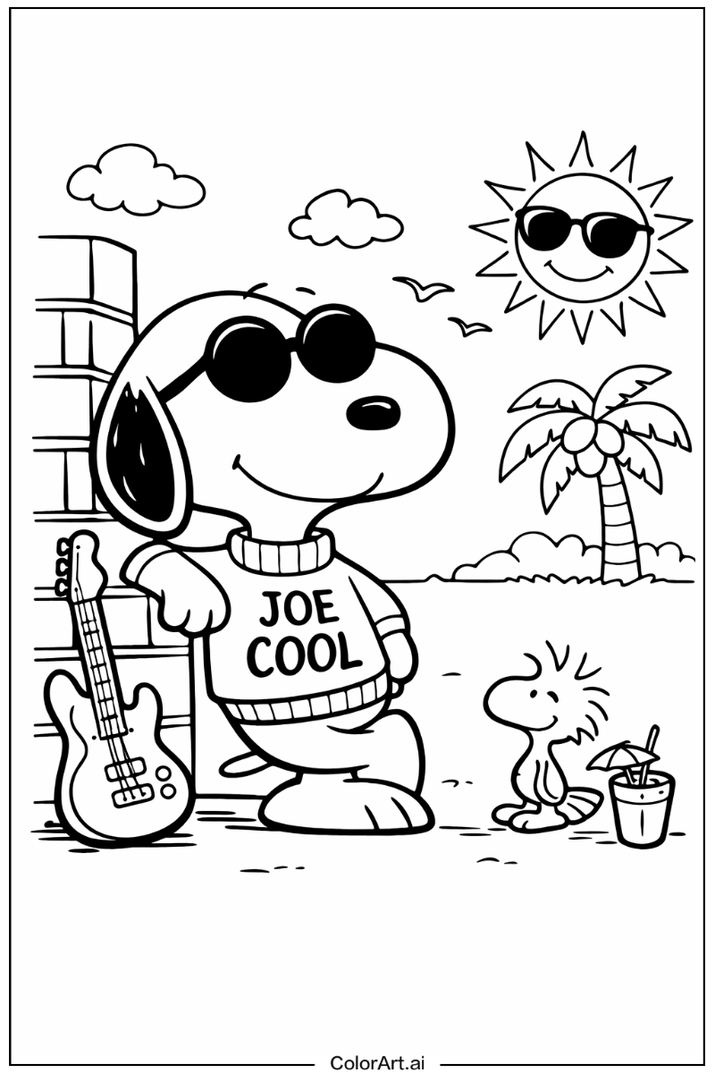Joe cool Snoopy Design 2