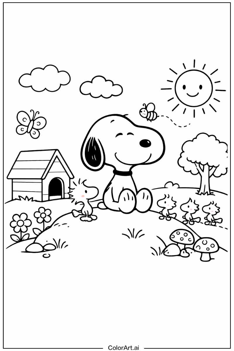 Cute Snoopy Portrait 2
