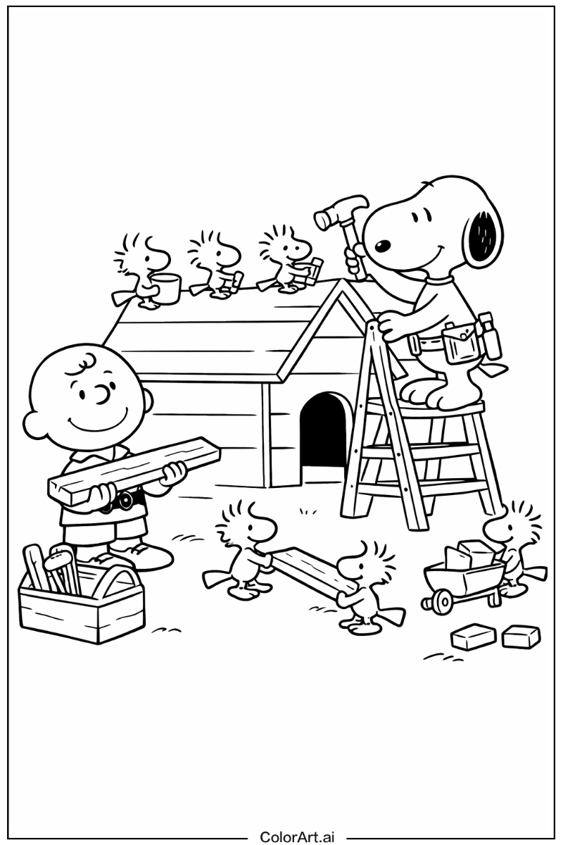 Snoopy with Teamwork Theme 2
