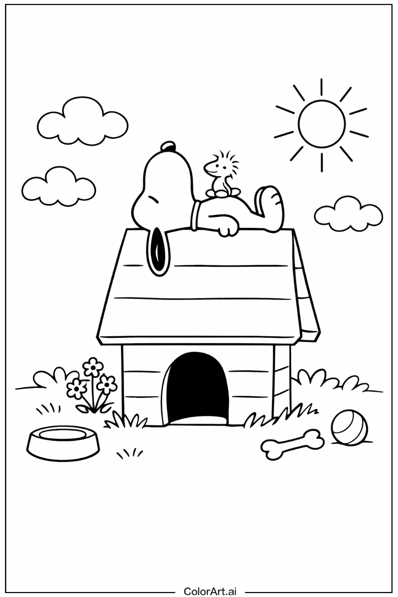 Doghouse Snoopy Design 2