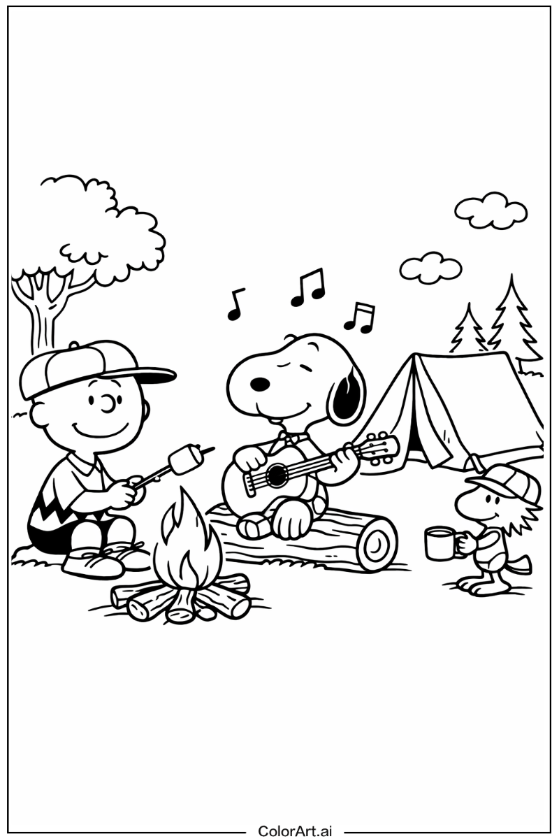 Snoopy with Peanuts Theme 3