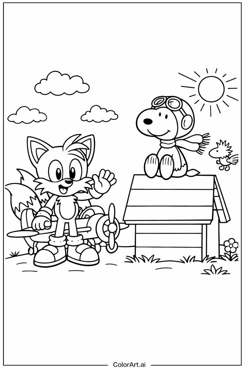 Snoopy with Tails Theme 3