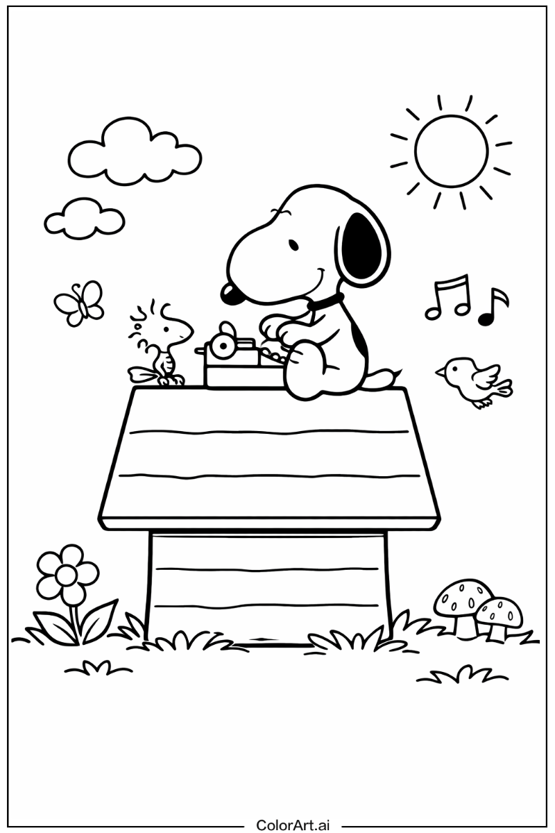 Snoopy with Beagle Theme 3