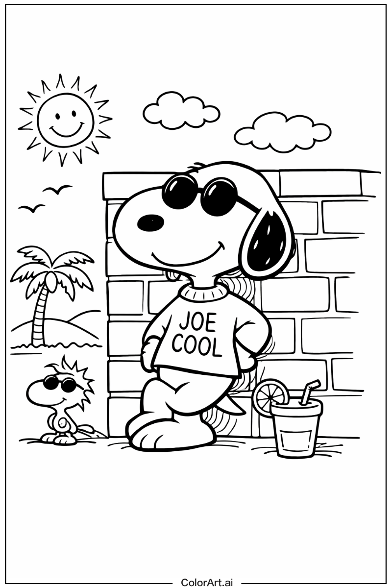 Joe cool Snoopy Design 3