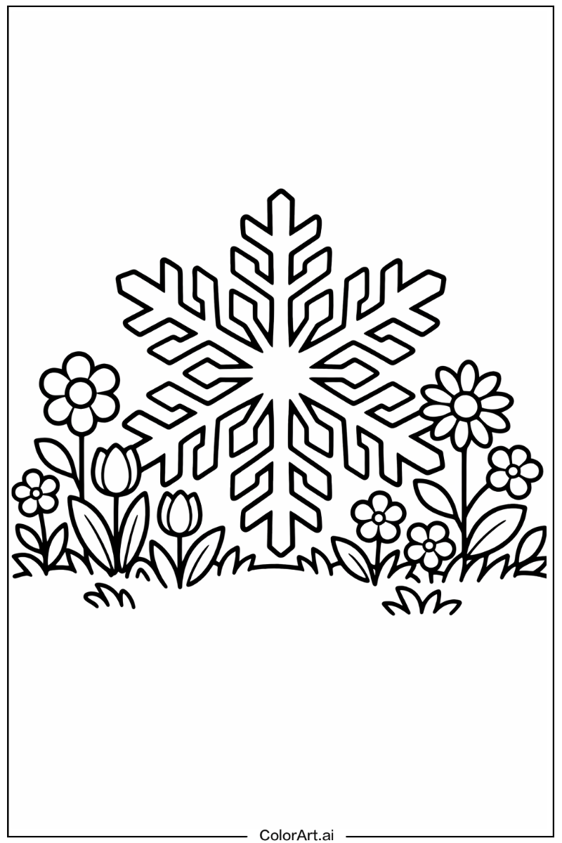 44 Free snowflake Coloring Pages