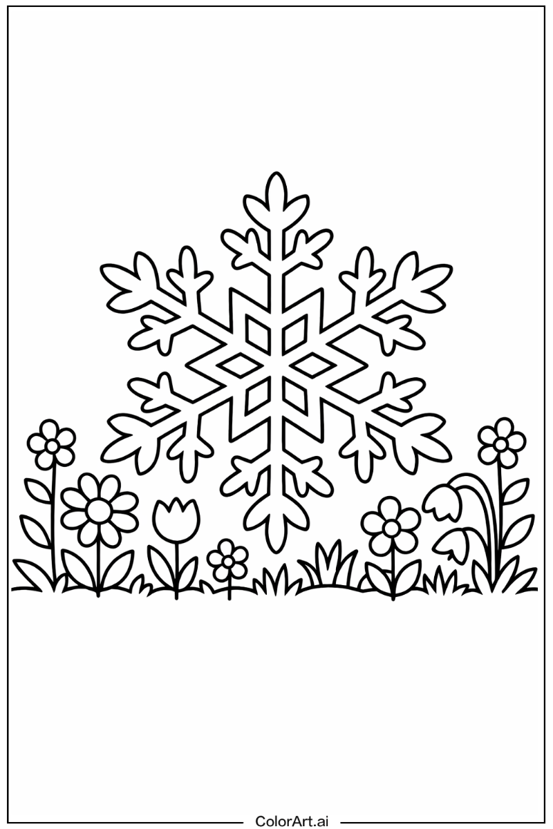 snowflake in a Garden 2