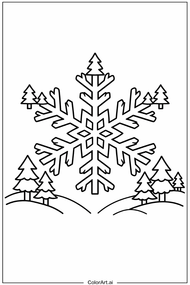 snowflake in Nature 2