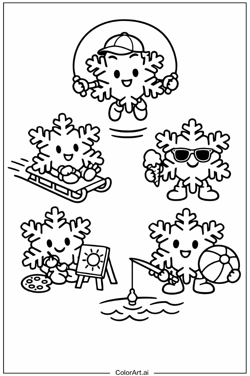 snowflake Having Fun 2