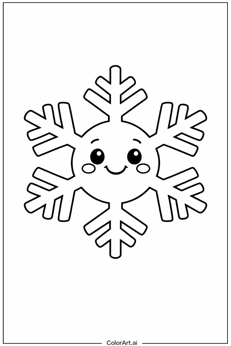 Happy snowflake 3