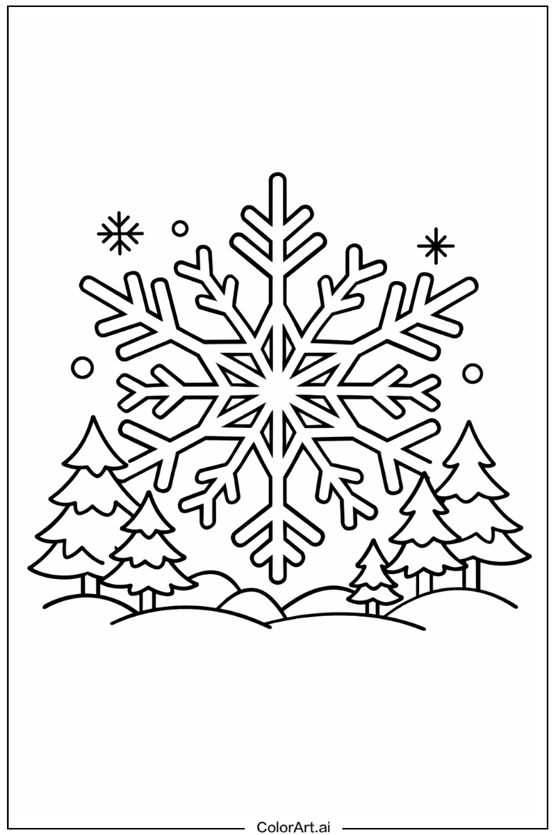 snowflake in Nature 3