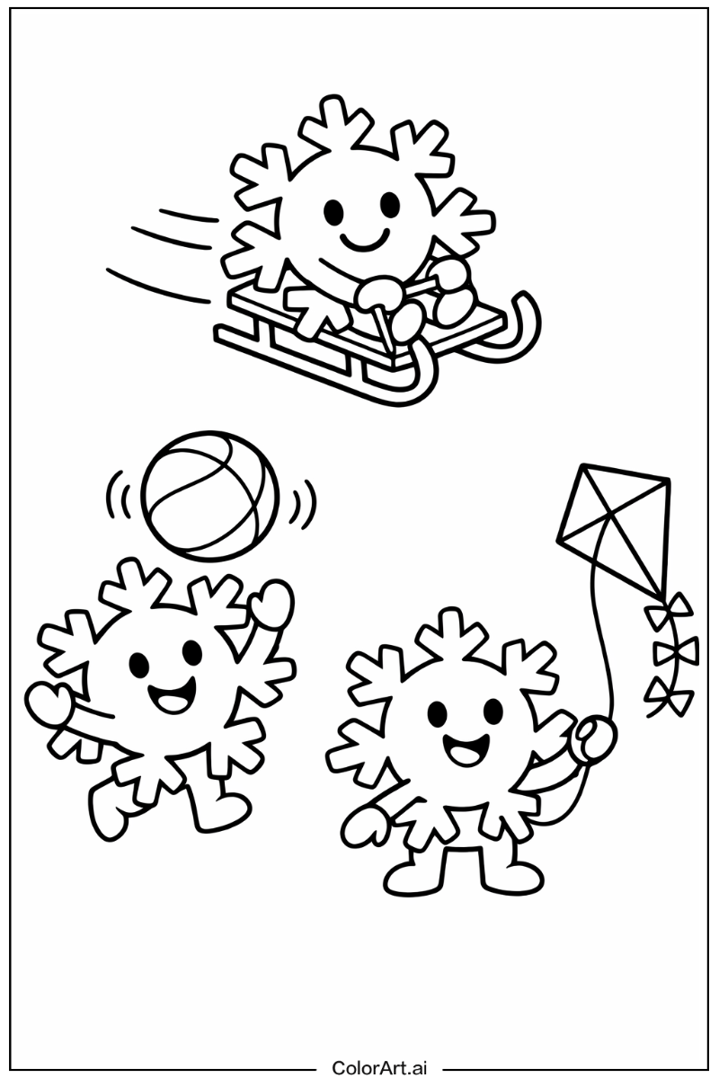 snowflake Having Fun 3