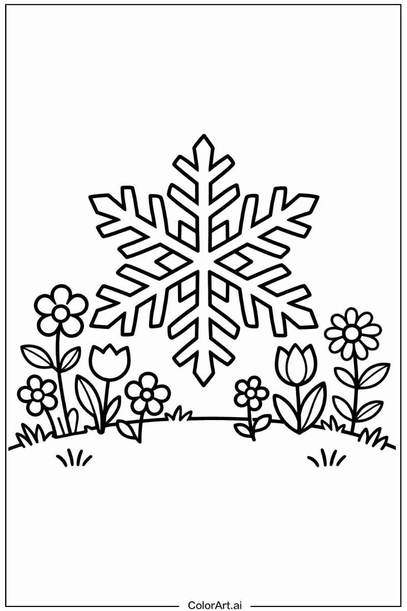 snowflake in a Garden 4