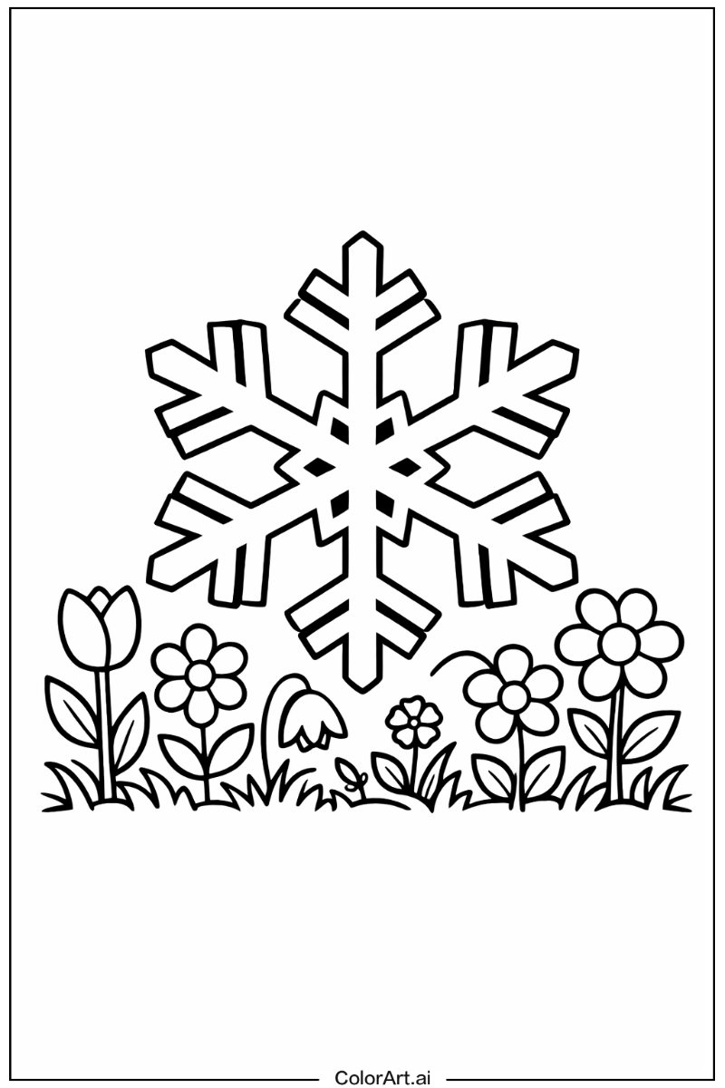 snowflake in a Garden 5
