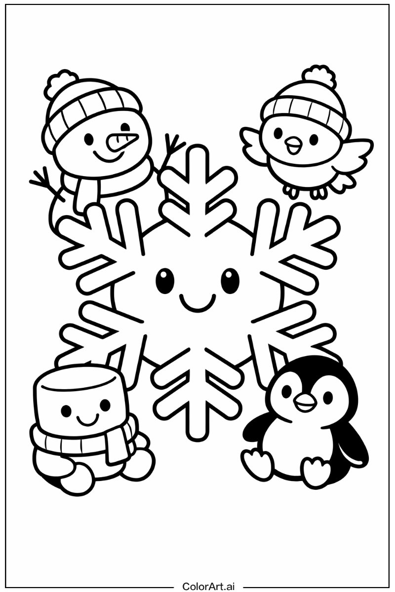 snowflake with Friends 1