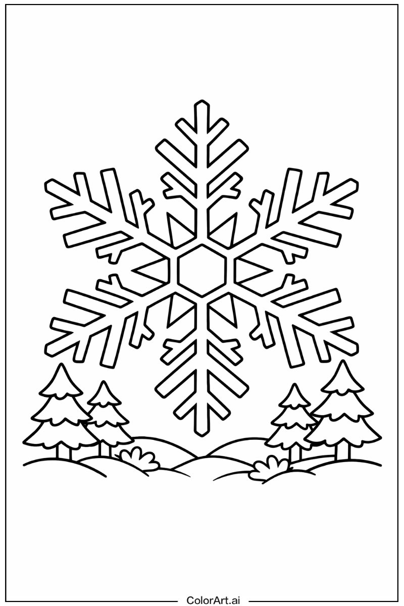 snowflake in Nature 5