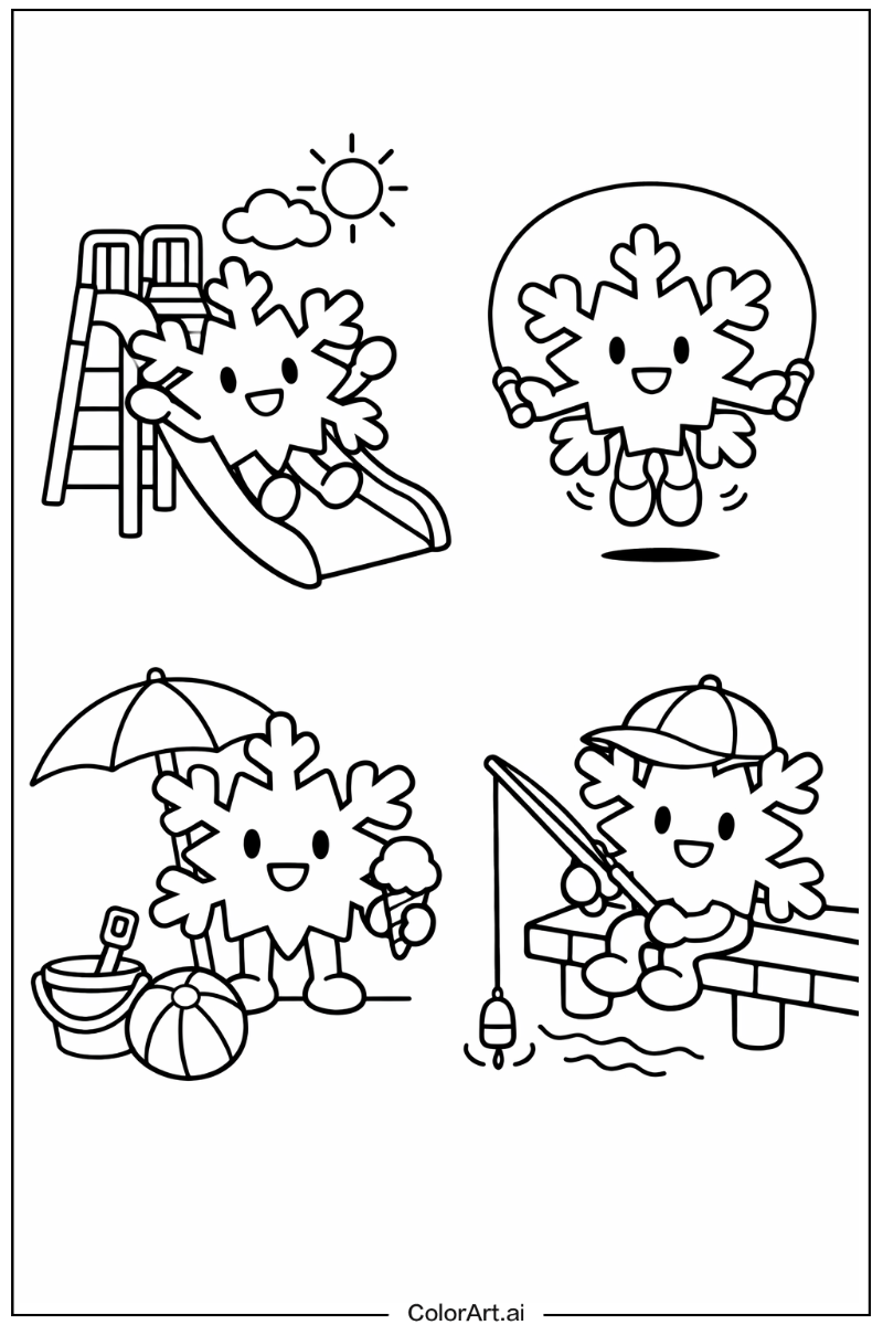 snowflake Having Fun 1