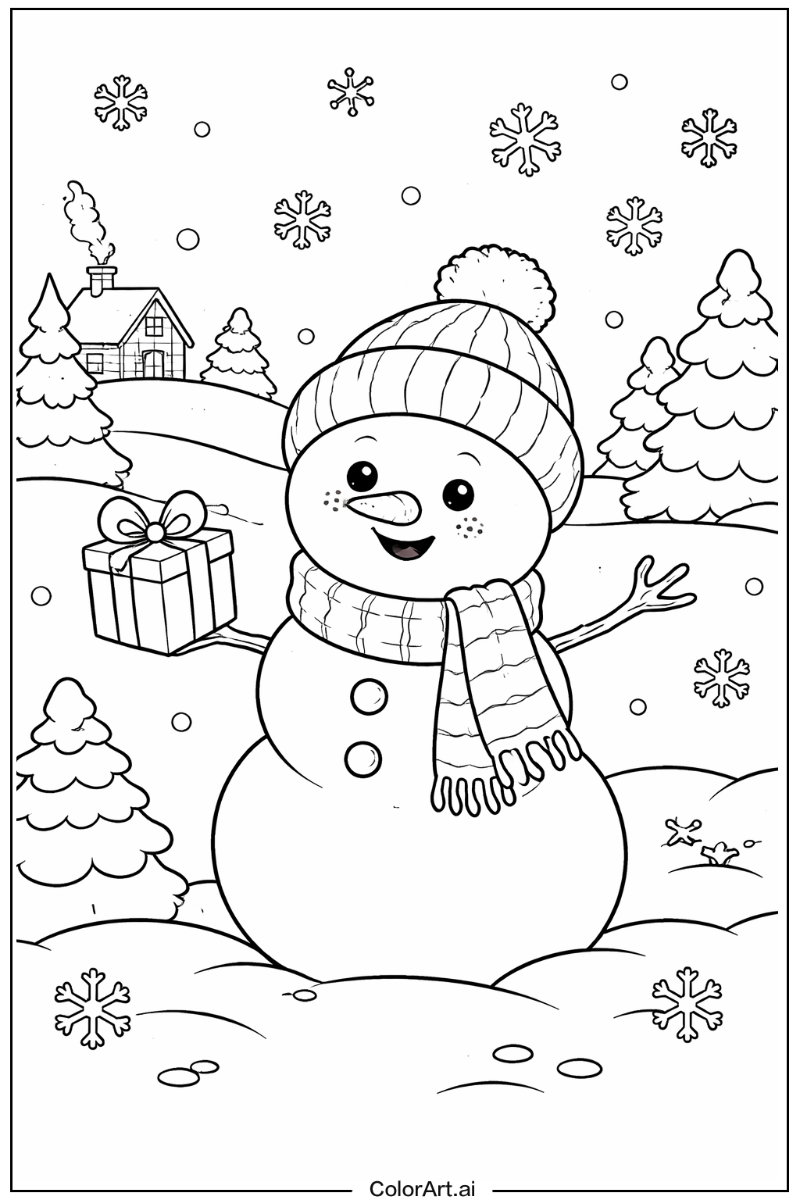 Cute snowman Snowman Design 3