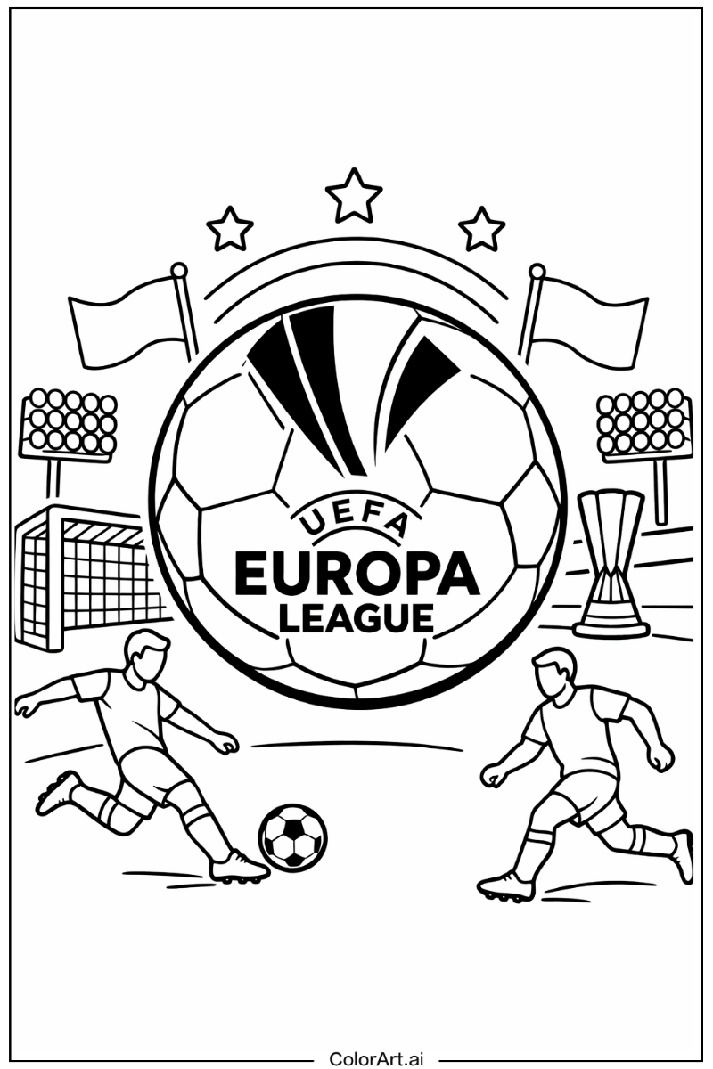 Europa league soccer ball Soccer Design
