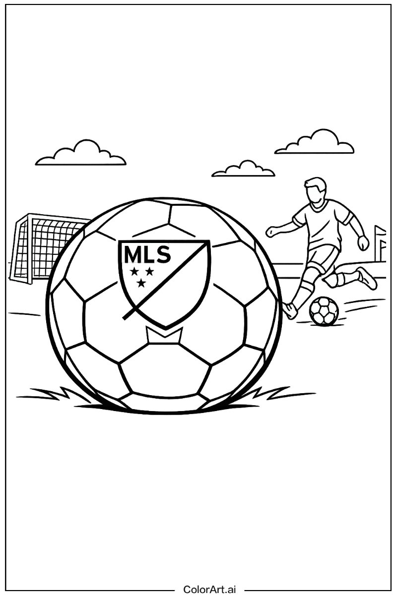 Soccer with Mls soccer ball Theme