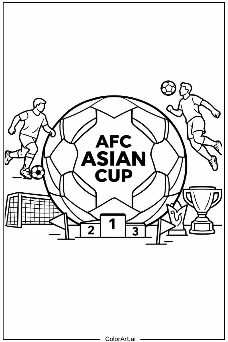 Afc asian cup soccer ball Soccer Design