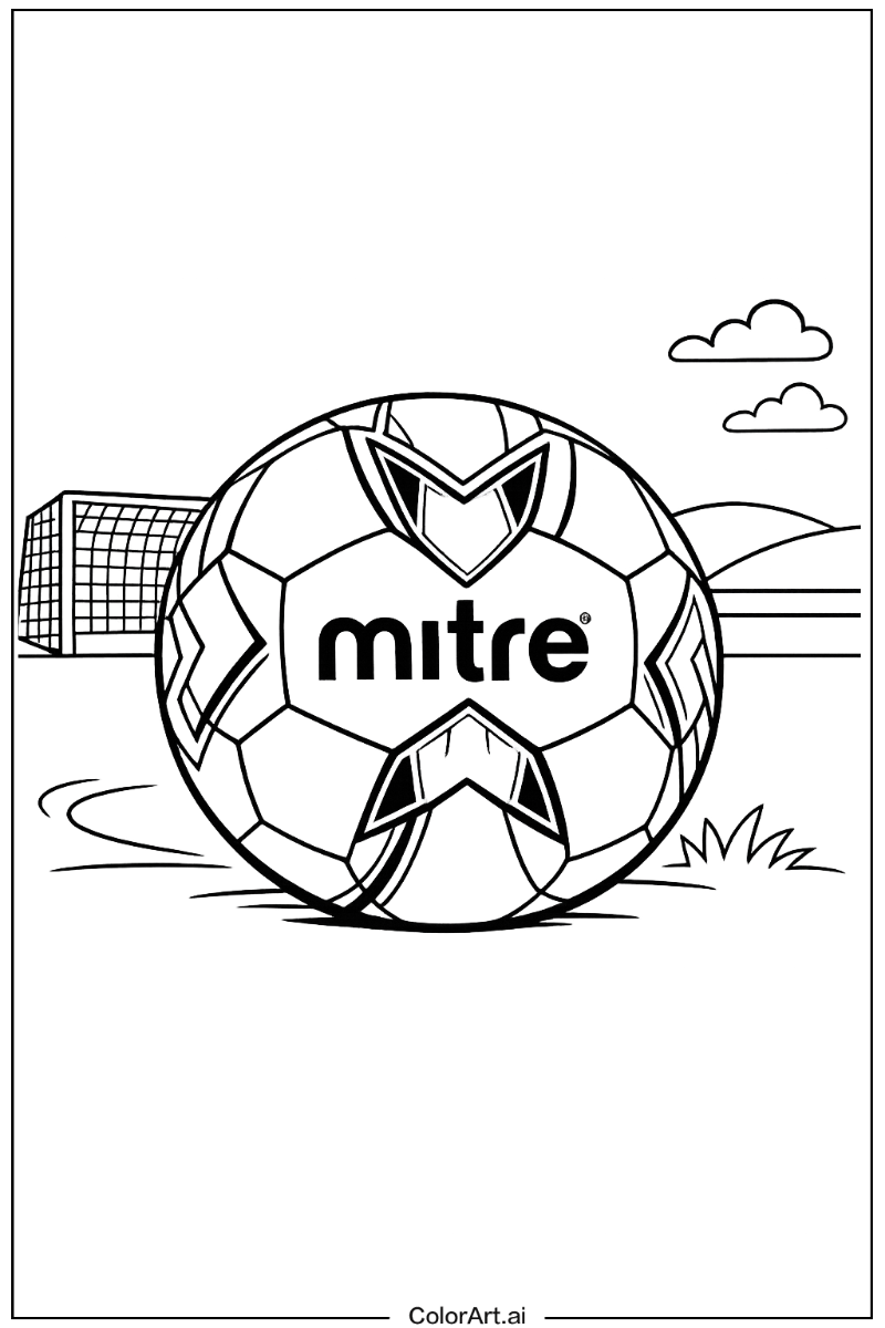Mitre soccer ball Soccer Scene 2
