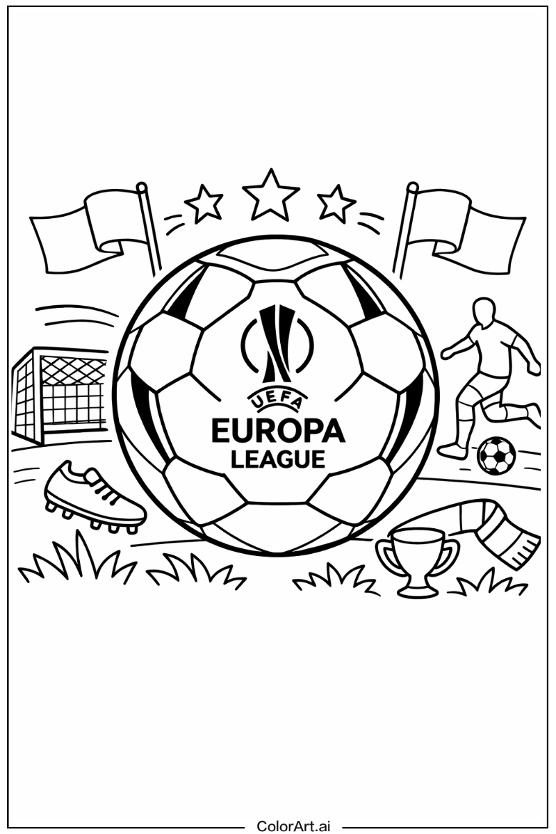 Europa league soccer ball Soccer Design 2