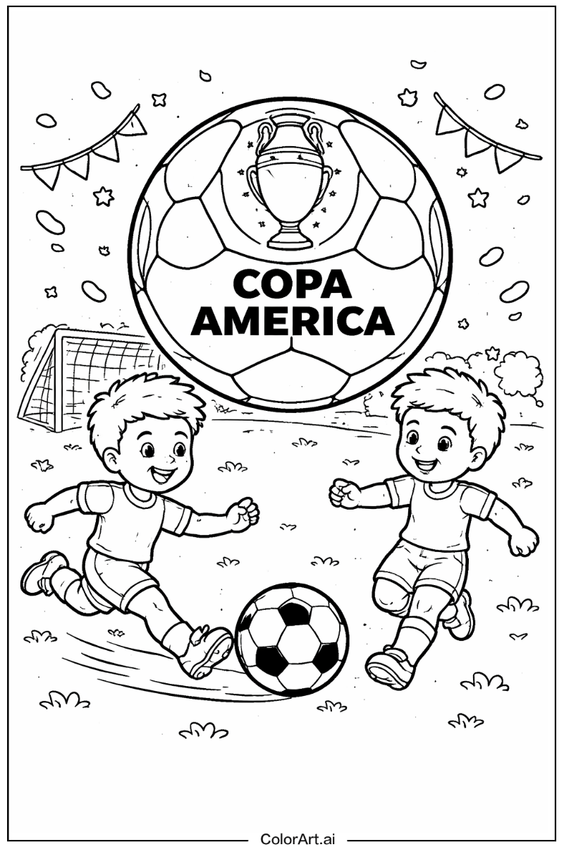Copa america soccer ball Soccer Scene 2