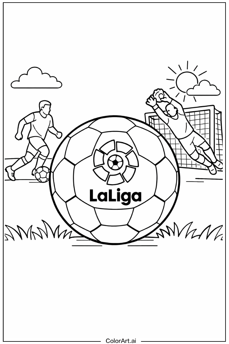 La liga soccer ball Soccer Scene 2