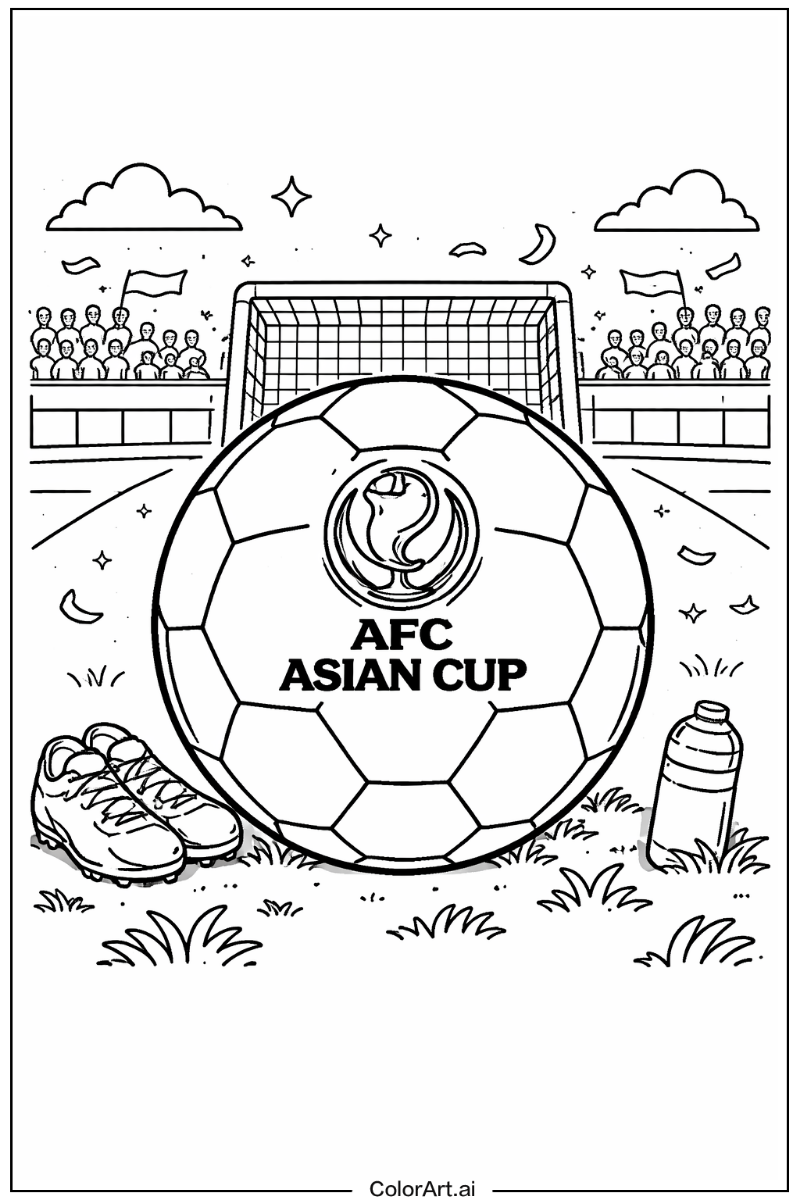 Afc asian cup soccer ball Soccer Design 2