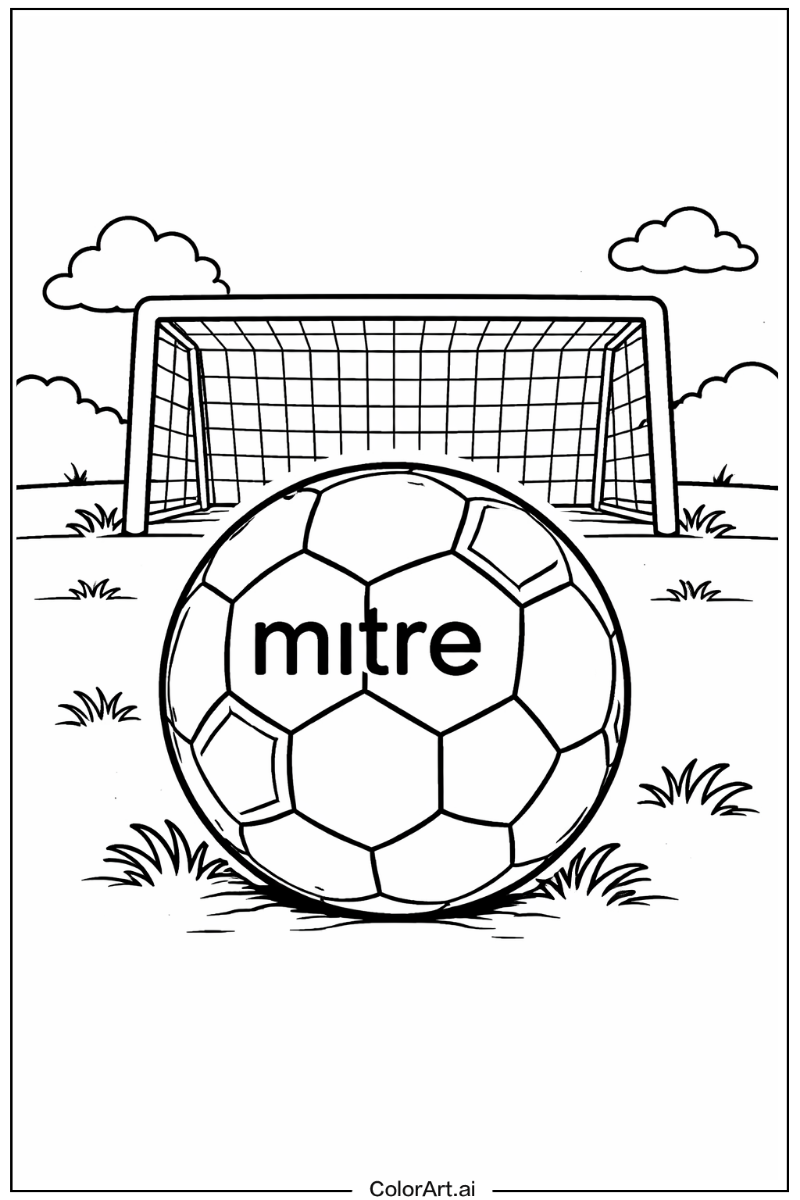 Mitre soccer ball Soccer Scene 3