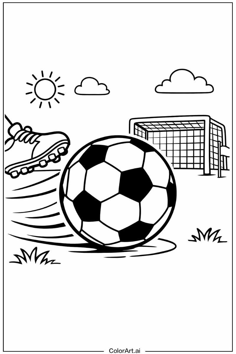 Molten soccer ball Soccer Scene 3