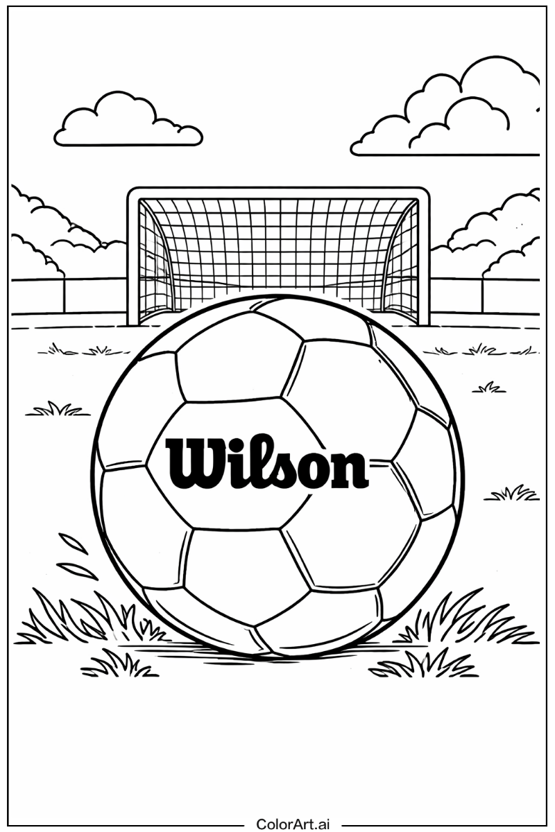 Soccer with Wilson soccer ball Theme 3
