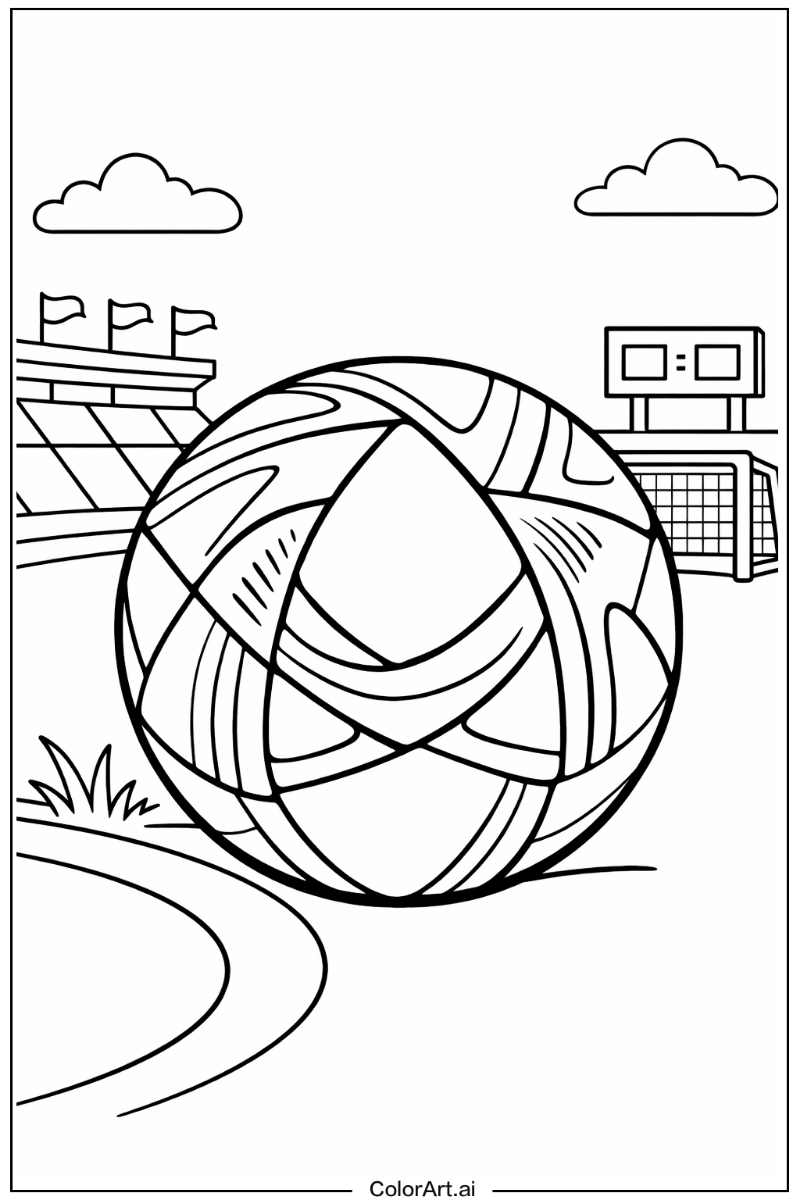 Fifa world cup match ball Soccer Design 3