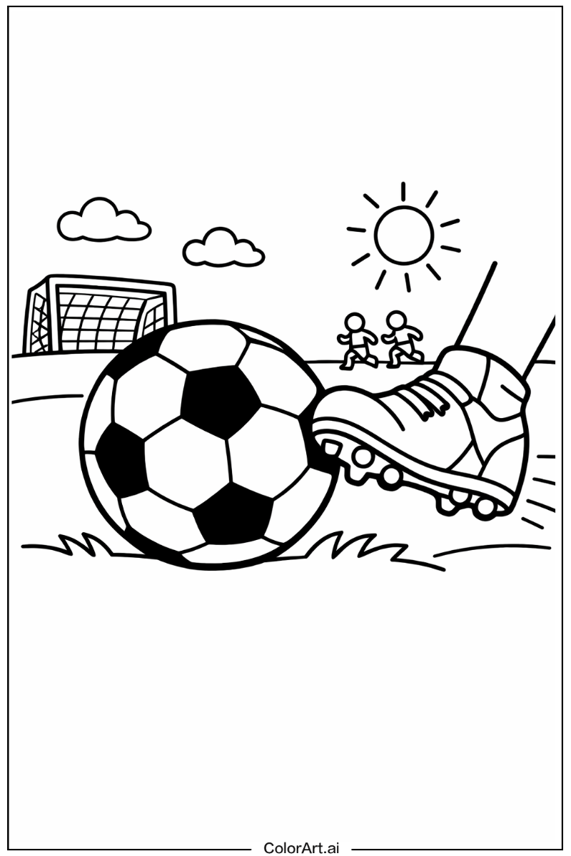 Soccer with World cup soccer ball Theme