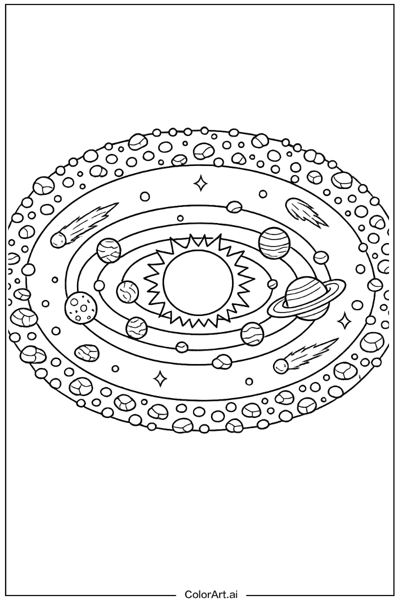 Oort cloud Solar system Design