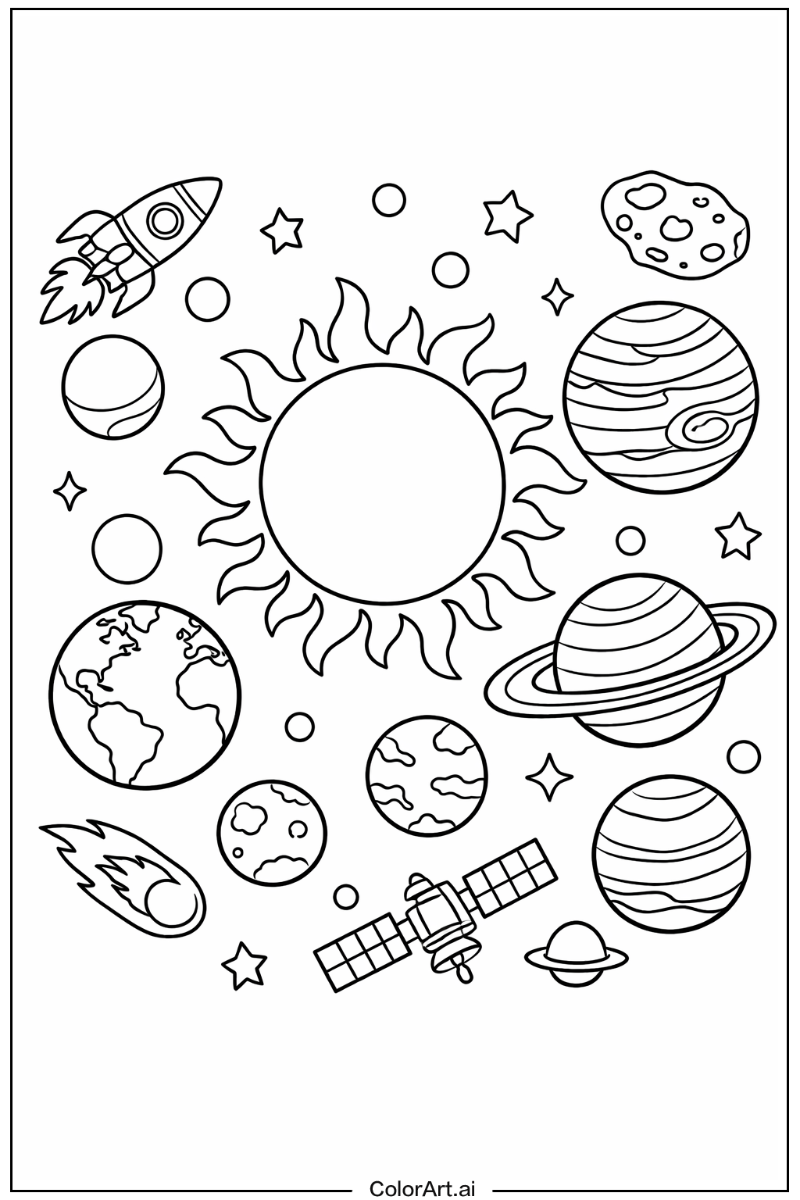 Solar system Solar system Scene 2