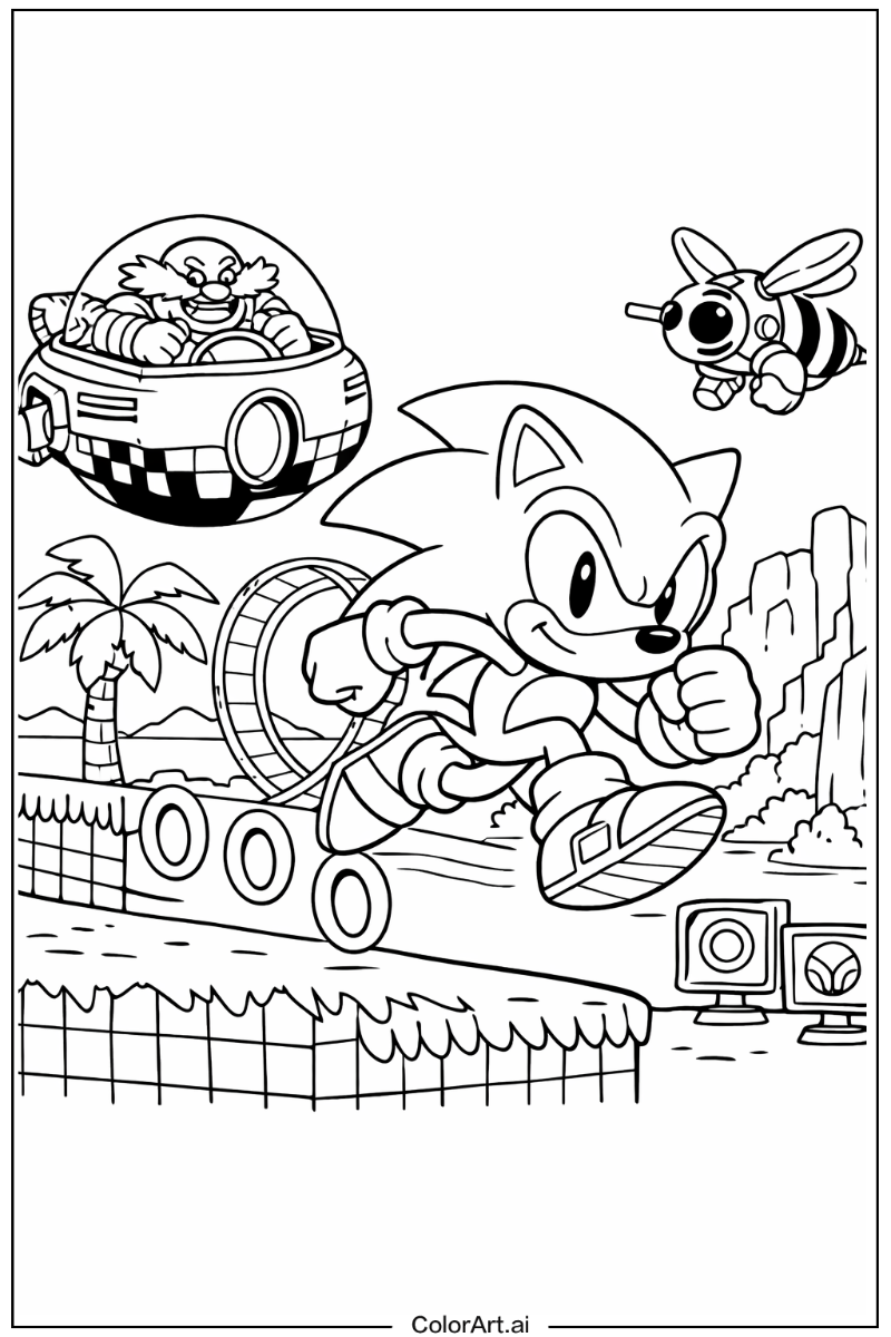 Sonic 3 with Sonic the hedgehog Theme