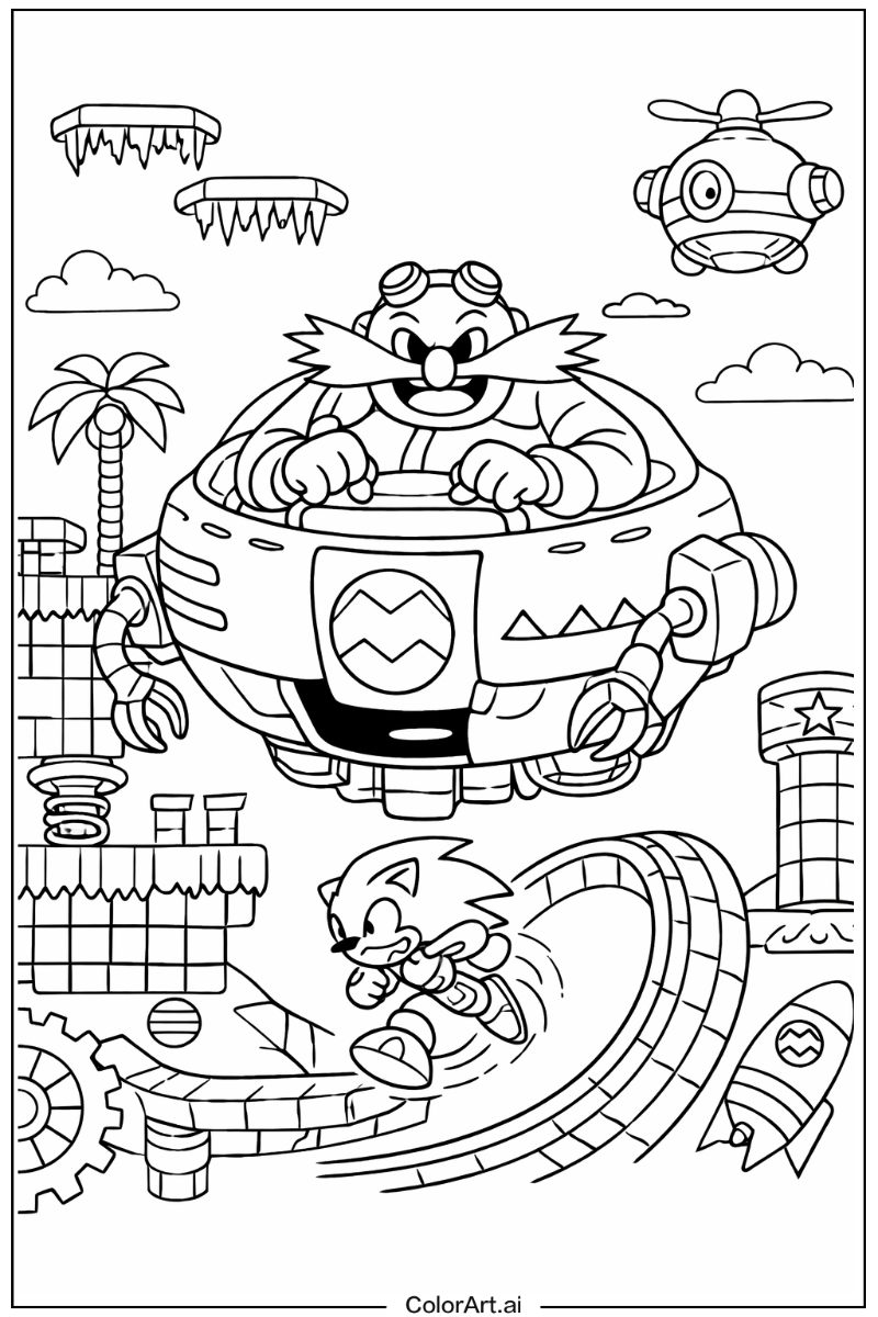 Dr robotnik Sonic 3 Design 2