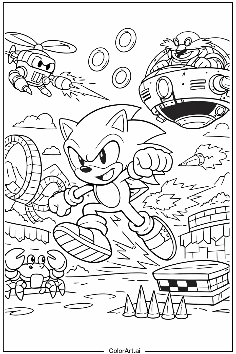 Action Sonic 3 Design 2
