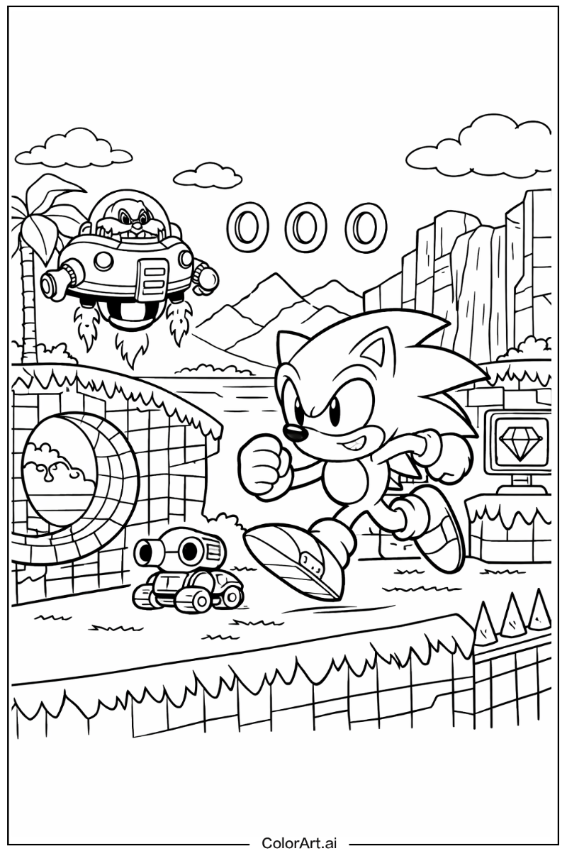 Sonic 3 with Video game Theme 2