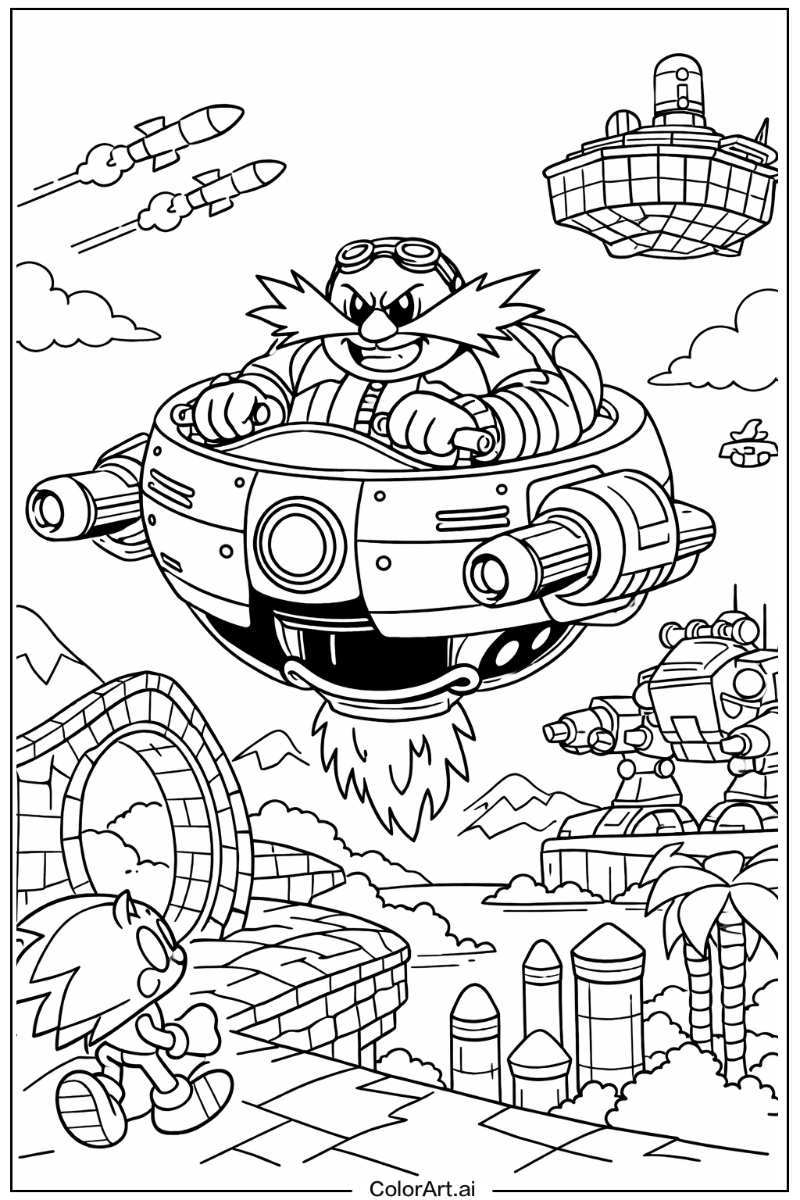 Dr robotnik Sonic 3 Design 3