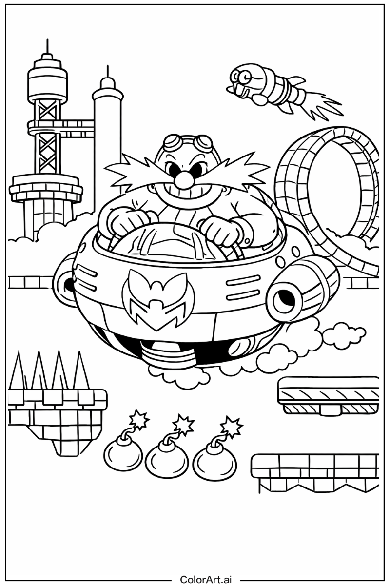 Eggman Sonic 3 Scene 3