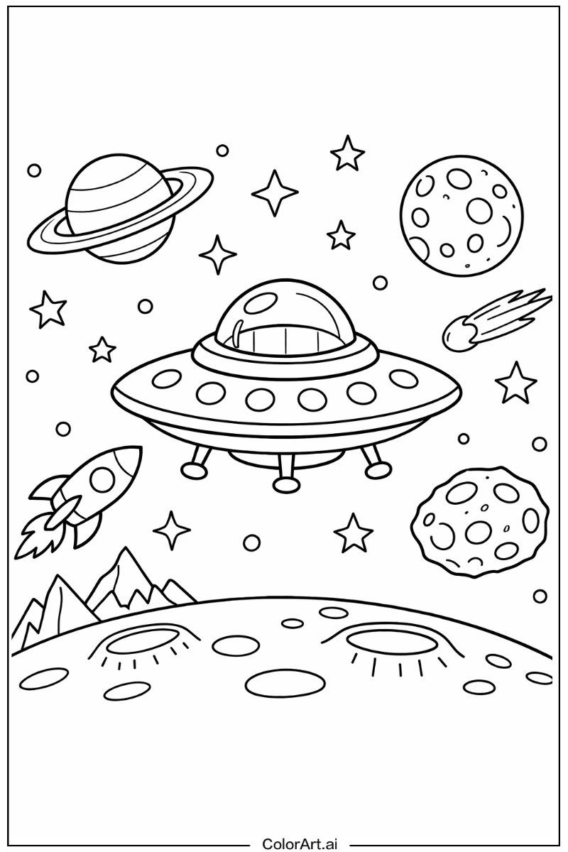 Ufo Space Design 2