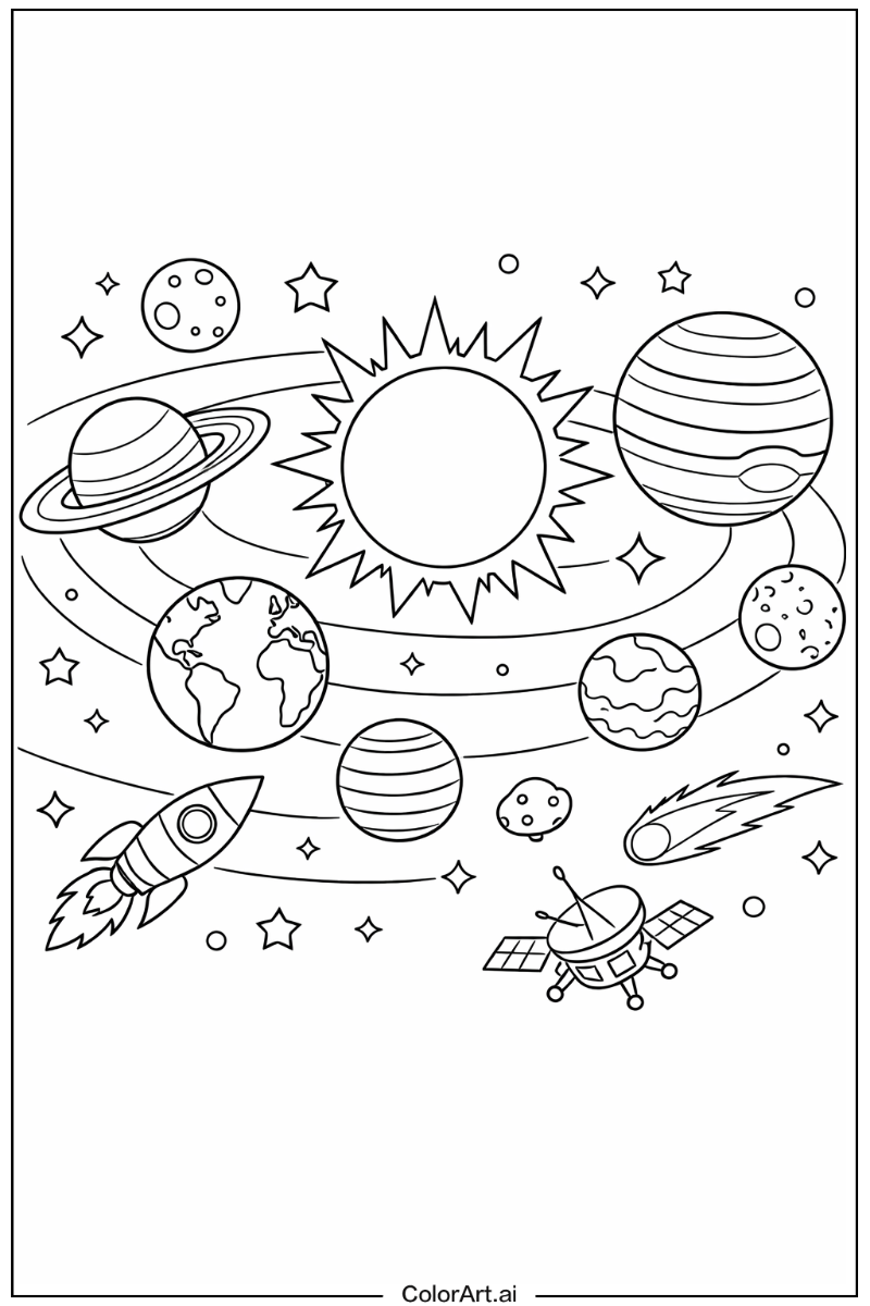 Solar system Space Design
