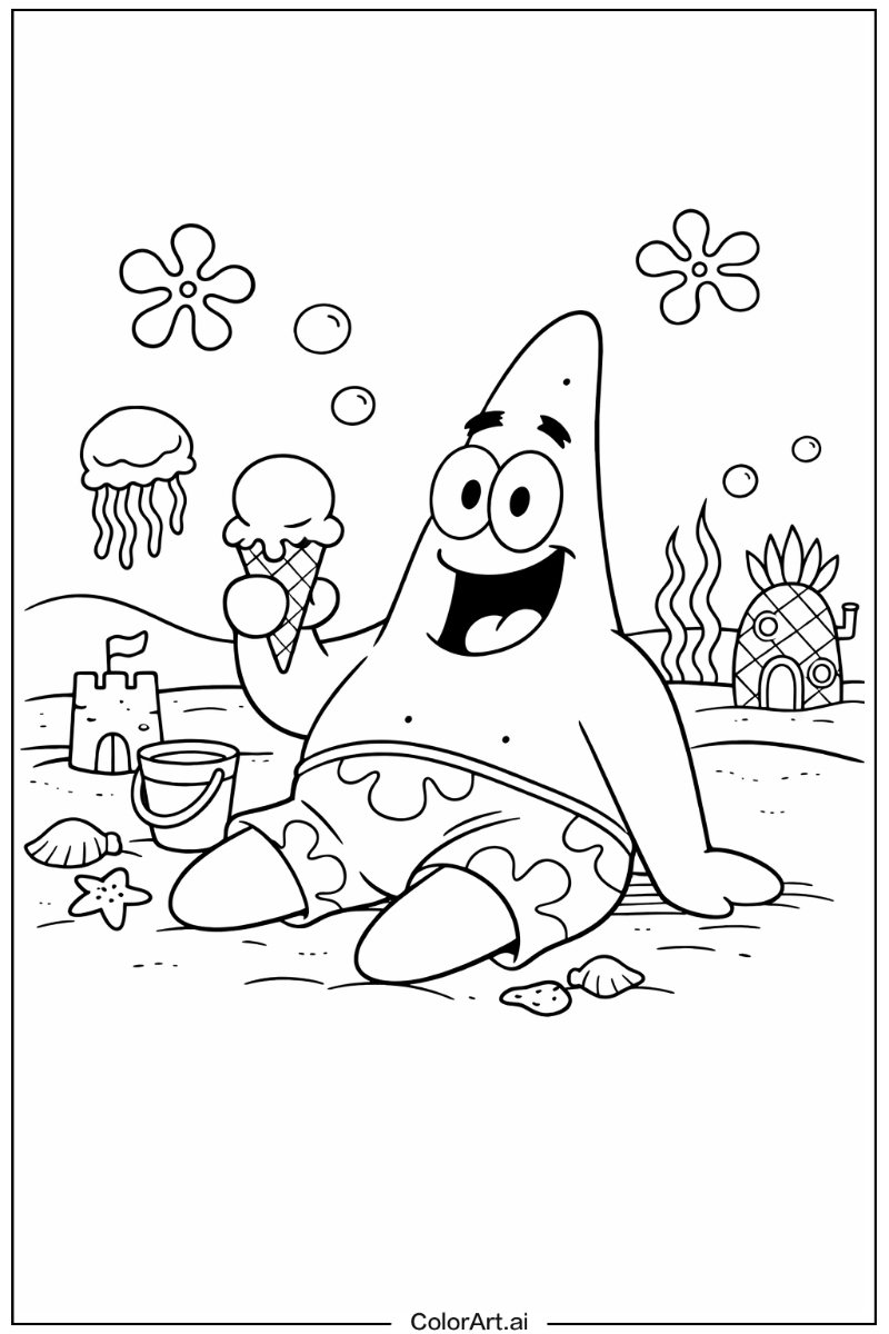 Spongebob with Patrick star Theme 3