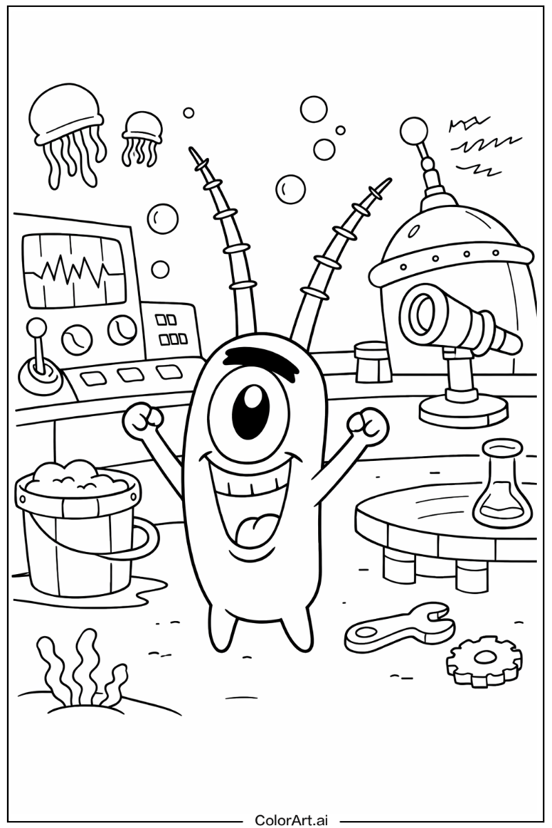 Plankton Spongebob Design 3